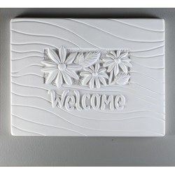 Flower Welcome Texture Tile