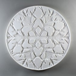 Snow Flake Round Texture Tile